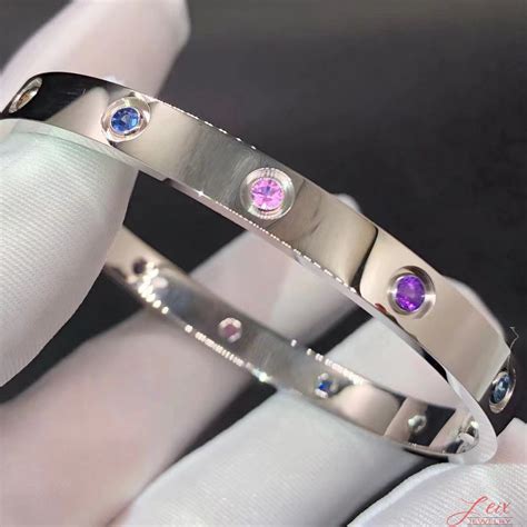 cartier bracelet for baby girl|cartier rainbow love bracelet.